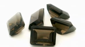 Smoky Quartz 9x7mm Emerald Cut 