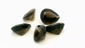 Smoky Quartz 12x8mm Pear Shape 