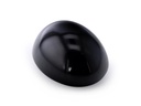 Black Spinel 15.4x12.2mm Oval Cabochon