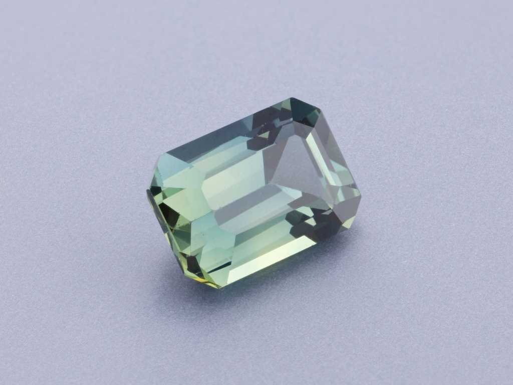 Sapphire 6.85x4.8mm Emerald Cut Teal