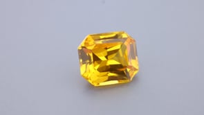 Ceylon Golden Sapphire 8.8x7.7mm Radiant Cut