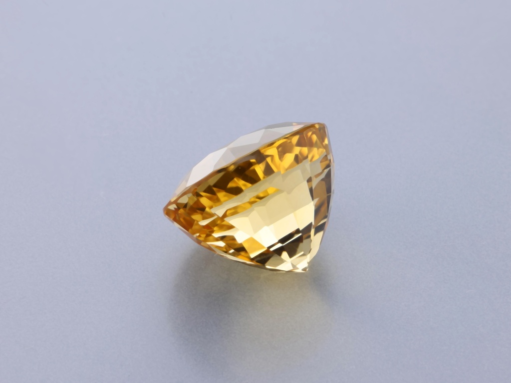 Citrine 11.7x10.65x9mm Oval Deep Cut  Yellow/Orange