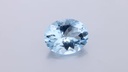 Aquamarine 10x8mm Oval Dark Blue