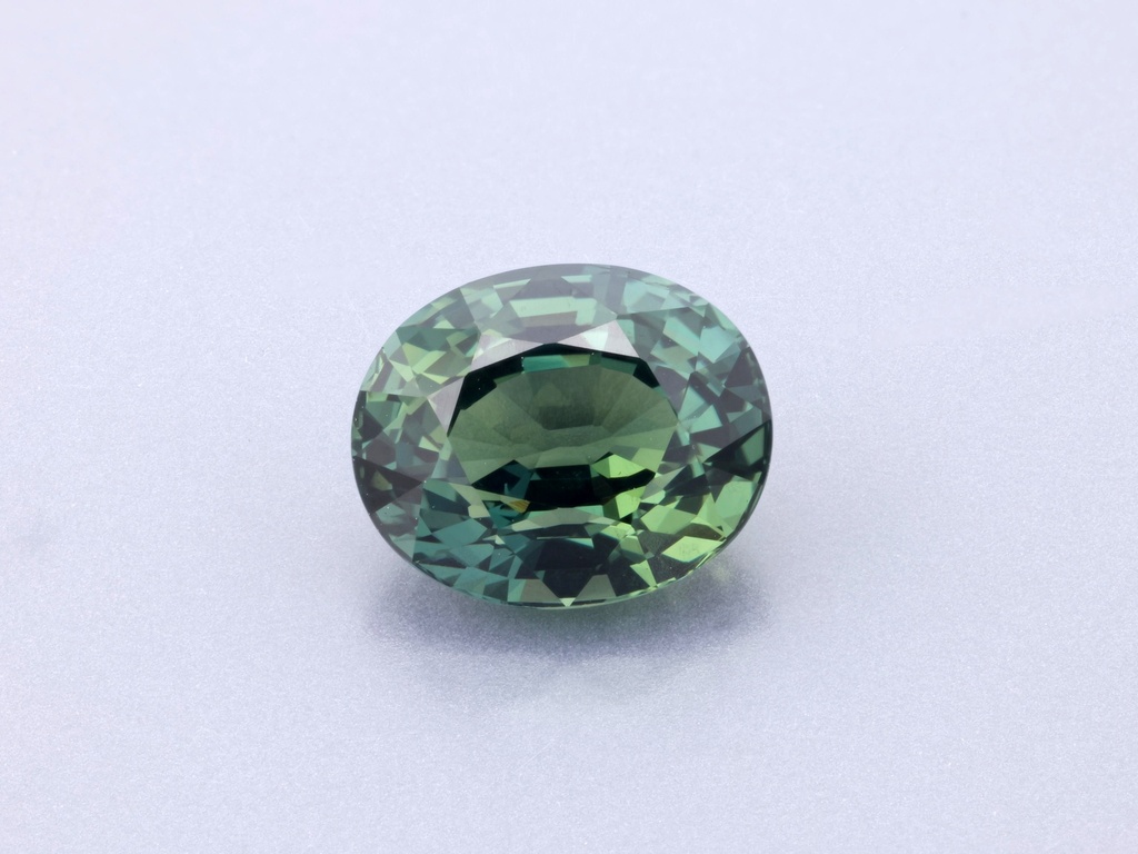 Parti Sapphire 7.83 x 6.43 x 4.6mm Oval
