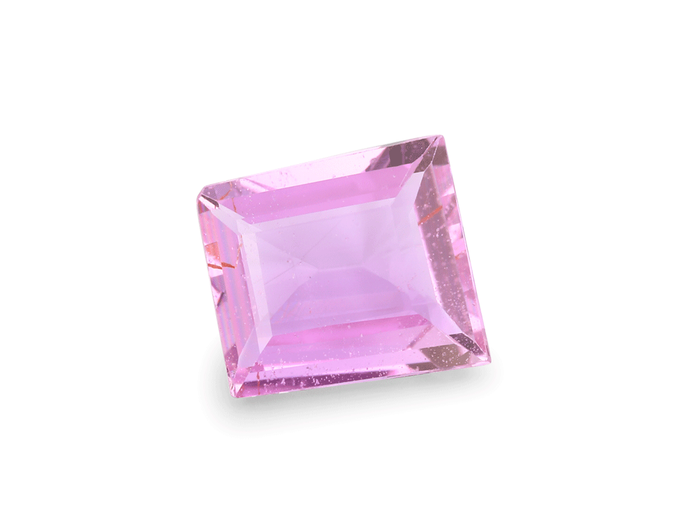Sapphire Pink 5.5x5x2.2mm Geometric Free Form