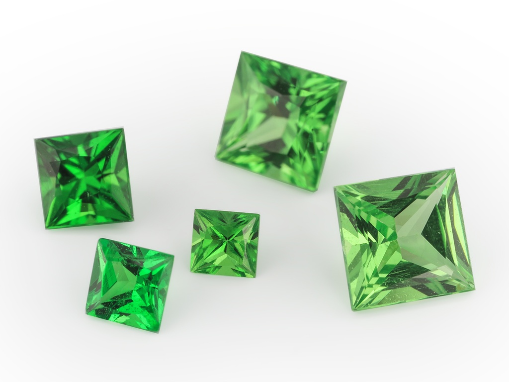 Tsavorite Garnet 1.50mm Princess Cut