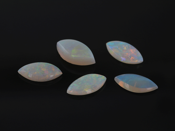 White Opal 8x4mm Marquise 1st Grade
