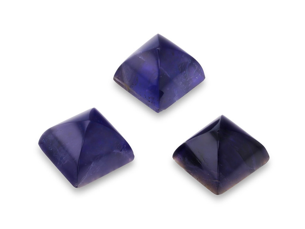 [WSQC0400] Iolite 4.00mm Square Cabochon