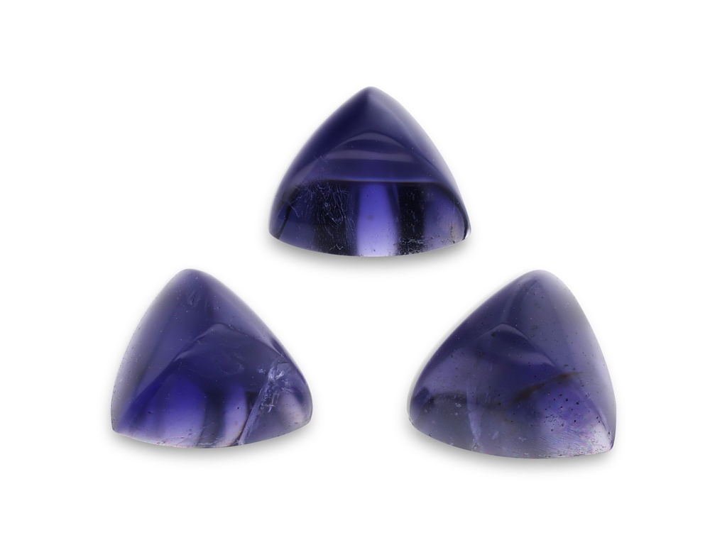 [WSTC0800] Iolite 8.00mm Trilliant Cabochon