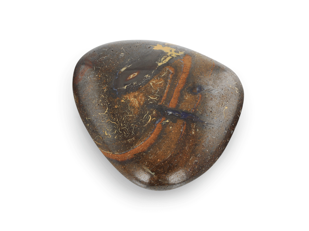 Boulder Opal 27x25mm Triangle