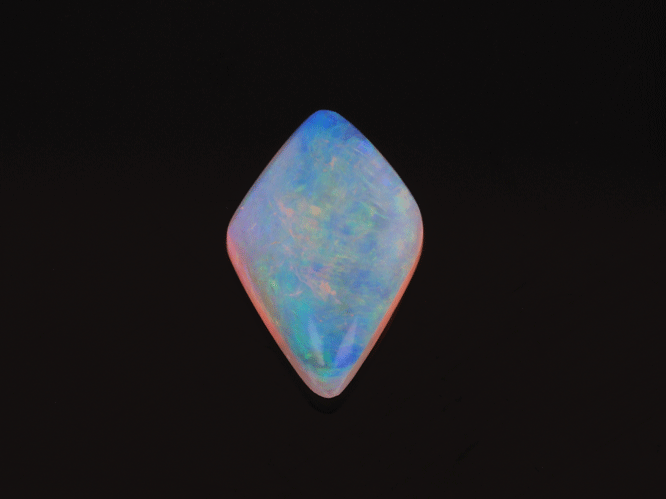 [NX3067] White Cliffs Crystal Opal 7.6x5.2mm Rhombus 