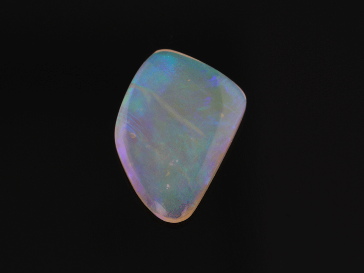 White Cliffs Crystal Opal 10.7x8.1mm Trapezium