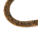 Tigereye 4.00mm Round Faceted Strand