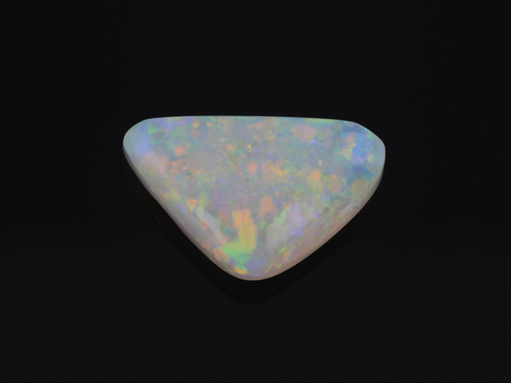 White Cliffs Crystal Opal 10.3x6.3mm Triangle