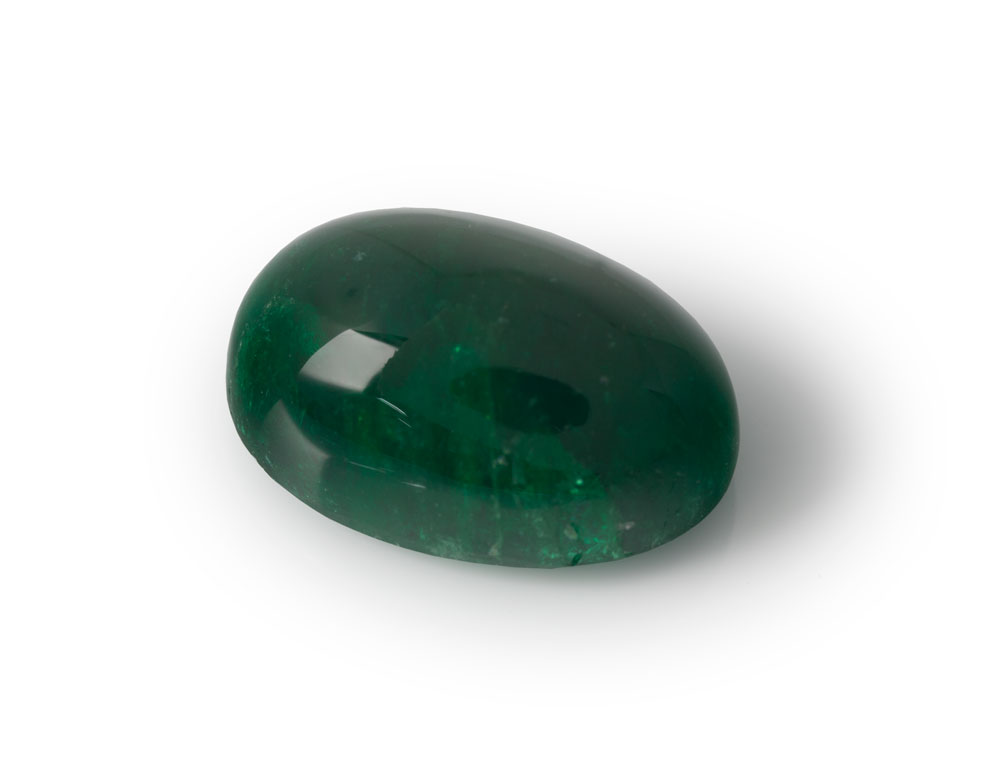 Emerald 10.35x7.05mm Oval Cabochon 