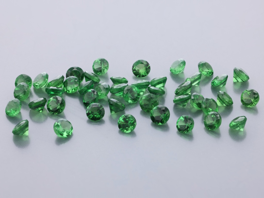 [GTRB0200] Tsavorite Garnet 2.00mm Round Dark Green