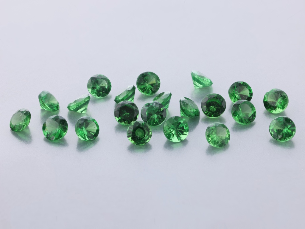 [GTRB0225] Tsavorite Garnet 2.25mm Round DarkGreen