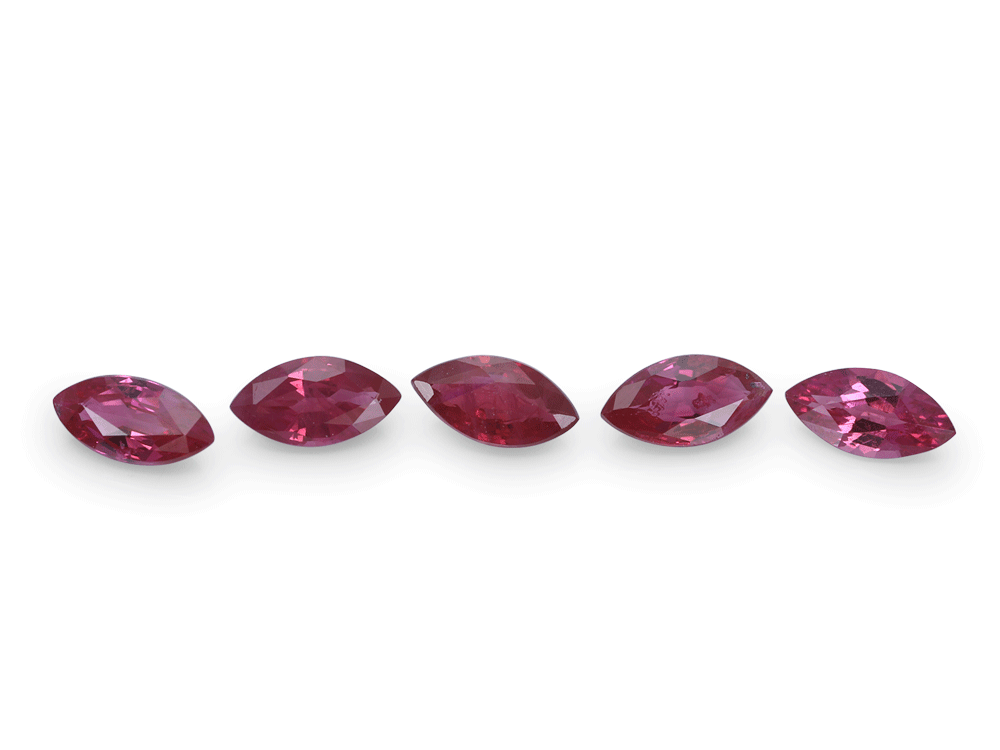 Ruby Good Pink Red 4x2mm Marquise