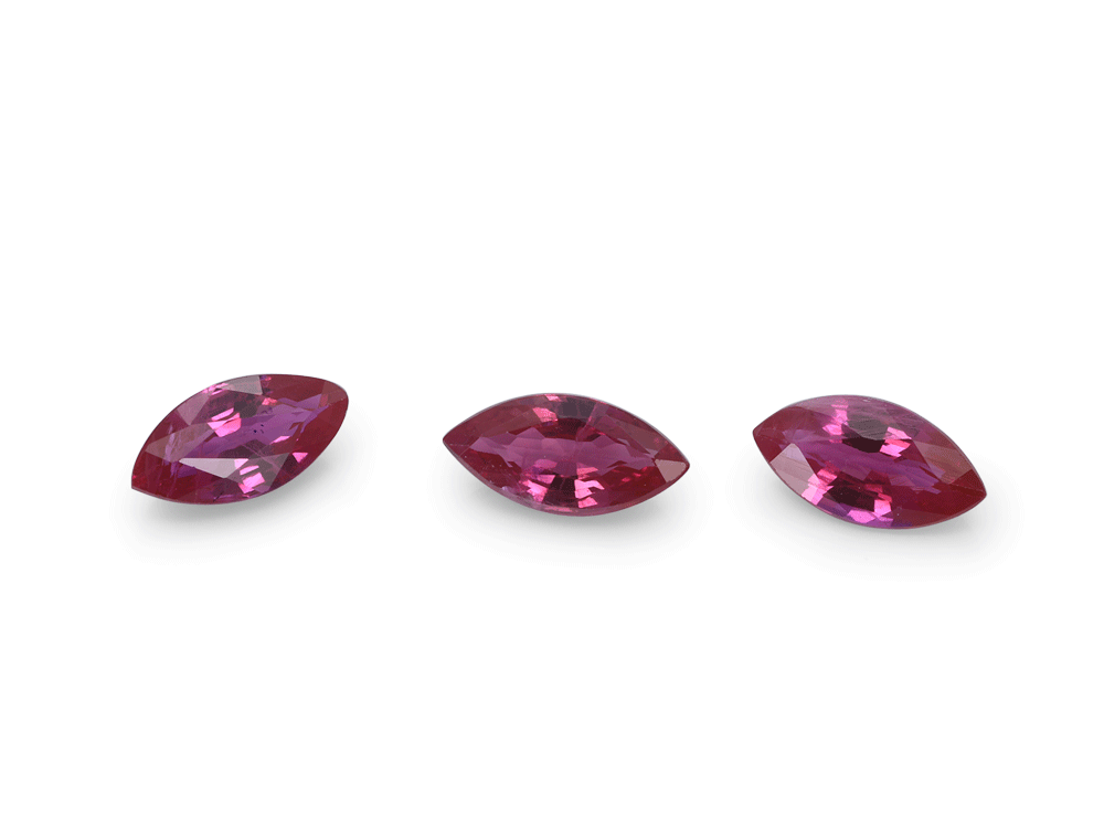 Ruby Good Pink Red 5x2.5mm Marquise