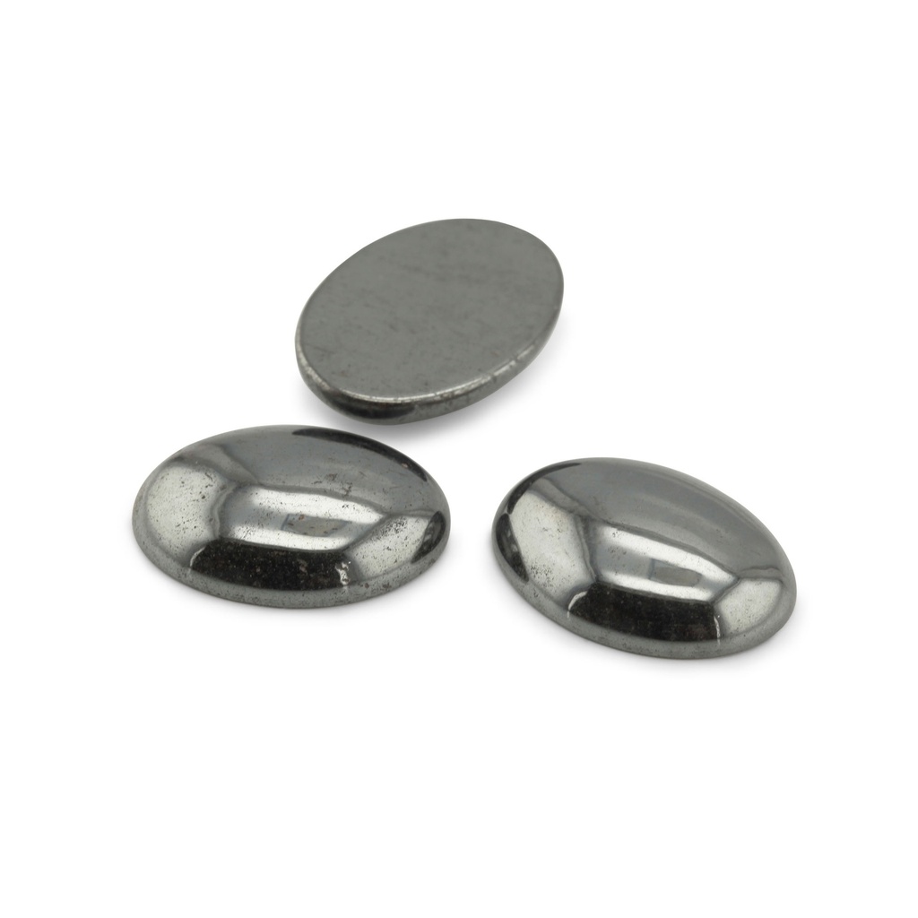 Synthetic Haematite 18x13mm Oval Cabochon 