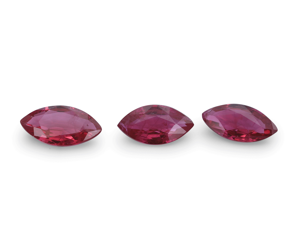 Ruby 6x3mm Marq Good Pink Red 