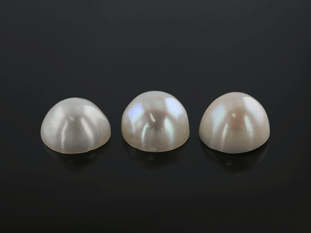 [JXJ30066] Natural Half Seed Pearls 7-7.5mm 