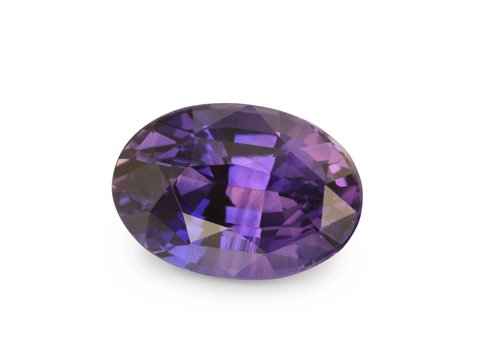 Purple Sapphire 9.4x6.5mm Oval