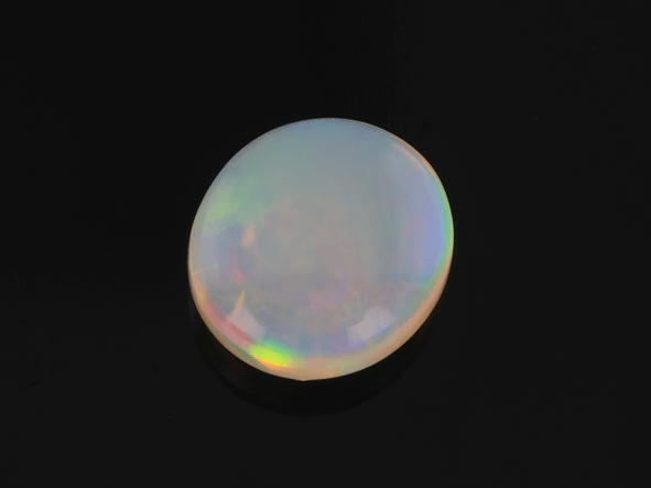 White Cliffs Crystal Opal 6.9x6.4mm Oval