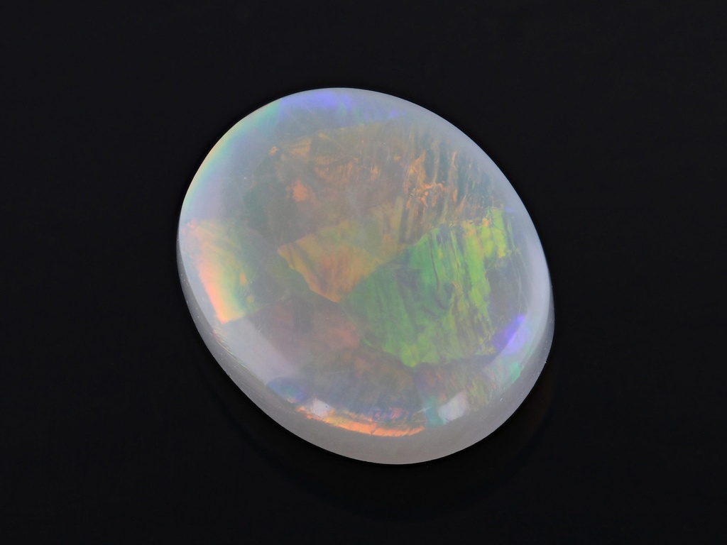 Solid White Opal 9.9x7mm,10x8mm Oval