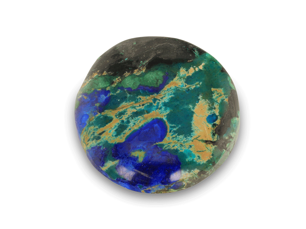 Azurite & Malachite 27.5mm Round