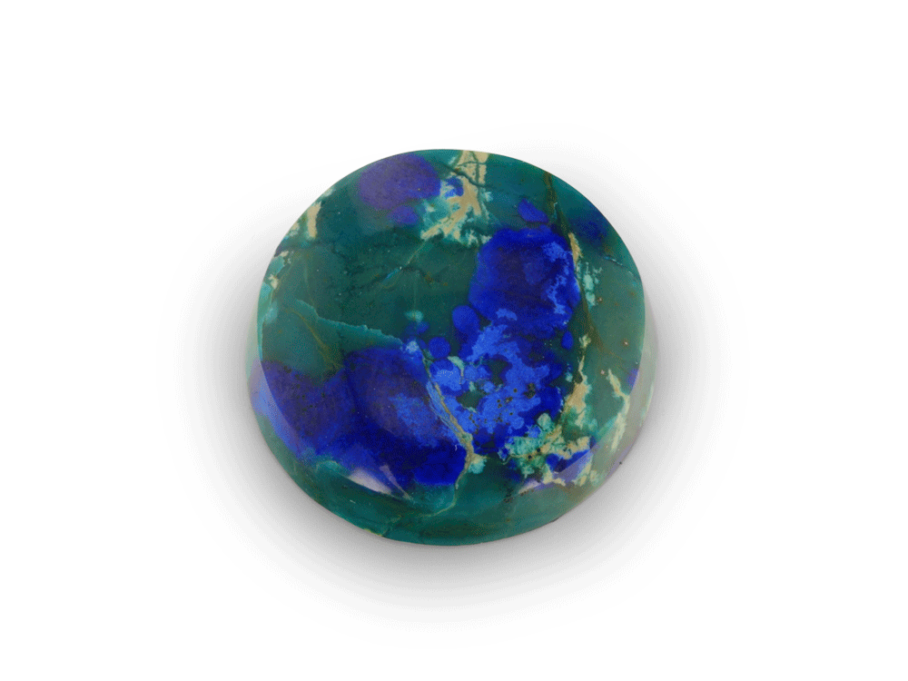 [ORNX3278] Azurite & Malachite 18.75mm Round