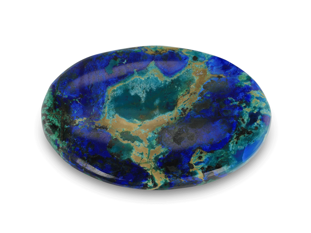 Bisbee Azurite & Malachite 37x24mm Oval 