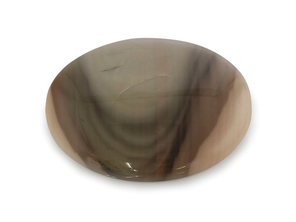 Imperial Jasper Brown & Beige 32x24mm Oval Cabochon 