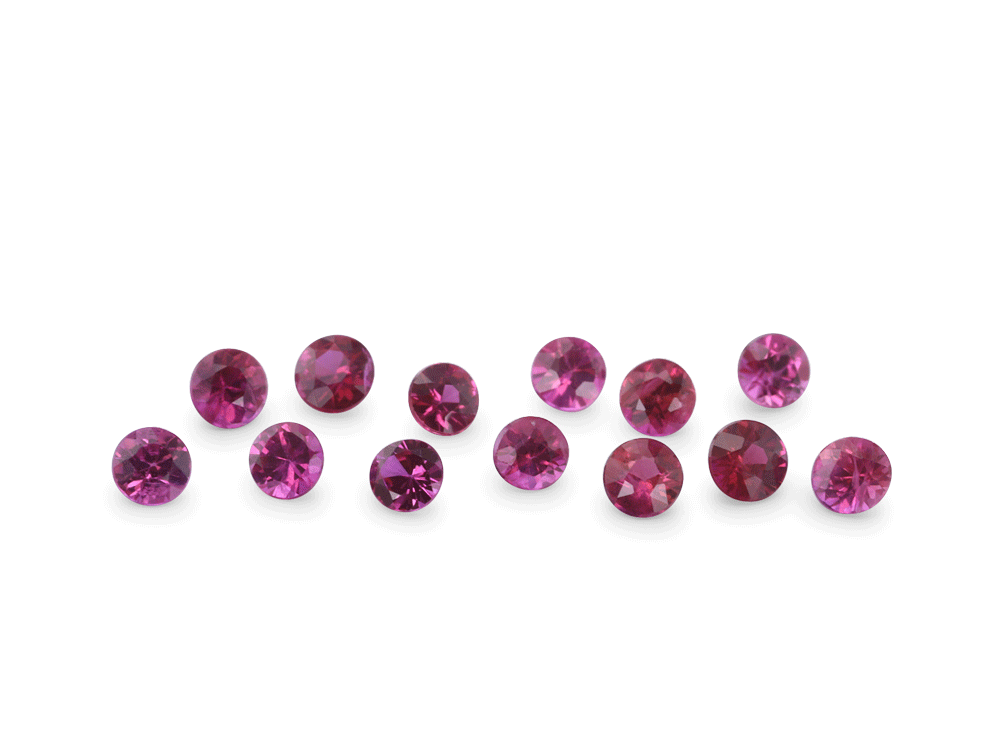 Ruby 1.75mm Round Good Pink Red 