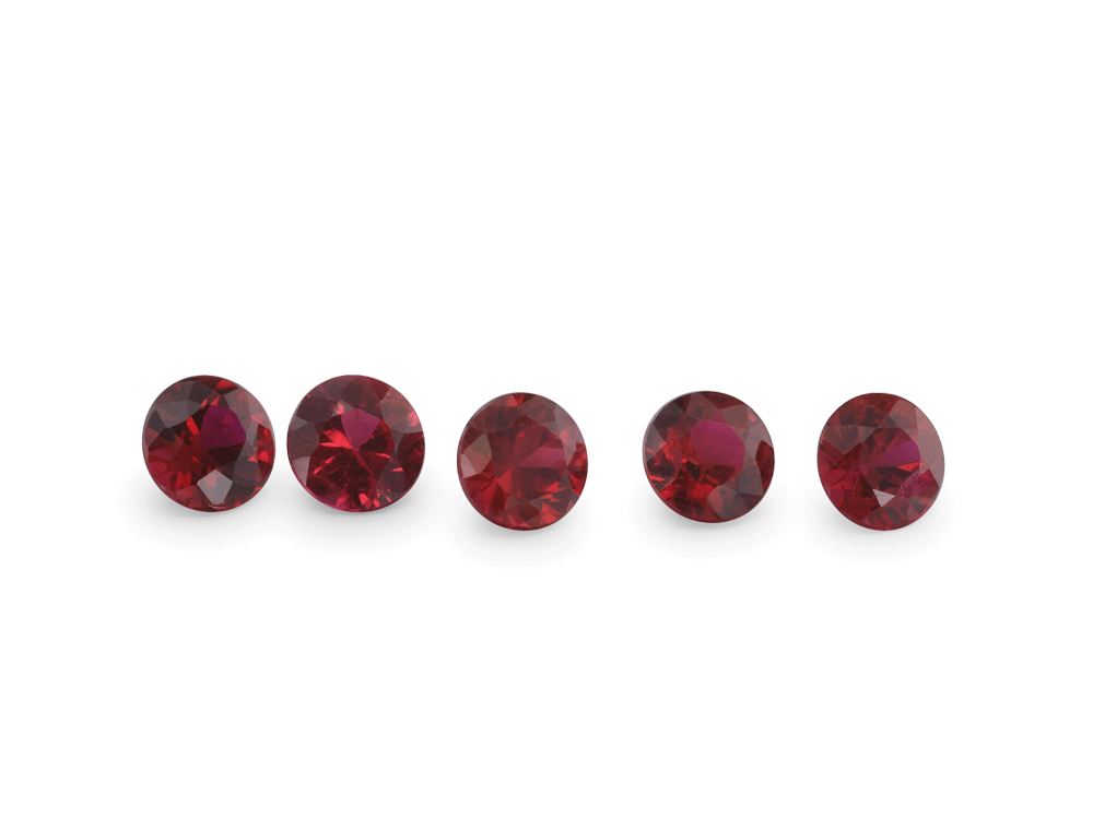 Ruby 2.75mm Round Good Red 