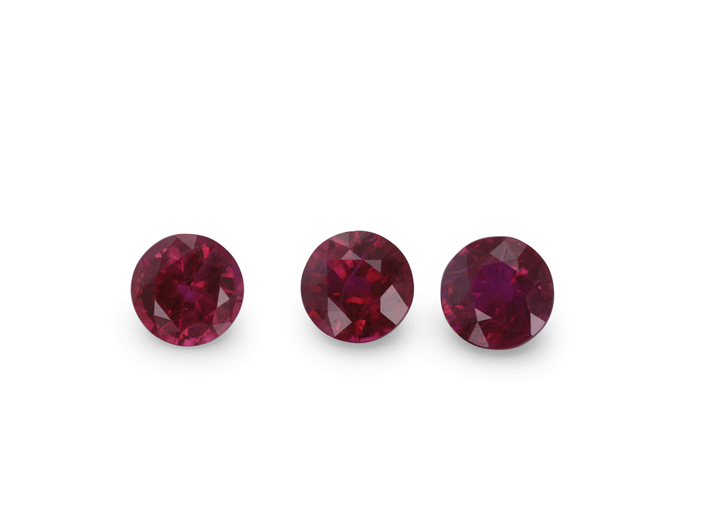 Ruby 3.25mm Round Good Red 