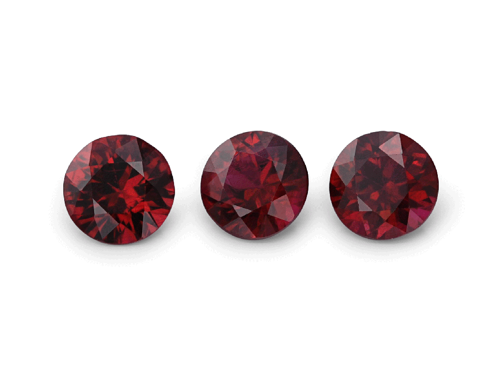 Ruby 3.75mm Round Good Red 