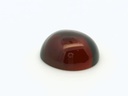 Synthetic Ruby 14x12mm Oval Cabochon German Cut Dark Red