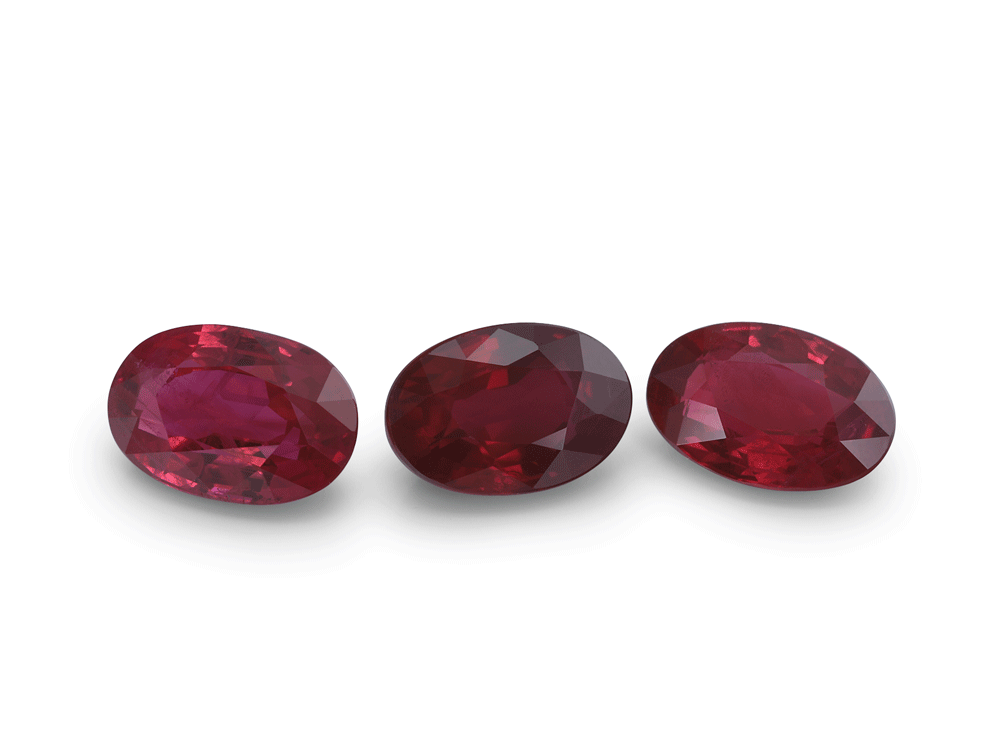 Ruby 6x4mm Oval Good Red 