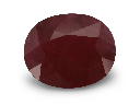 Burmese Ruby 11.8x9.5mm Oval Deep Red