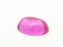 Synthetic/Lab Grown Sapphire 16x12mm Oval Cabochon German Cut Pink