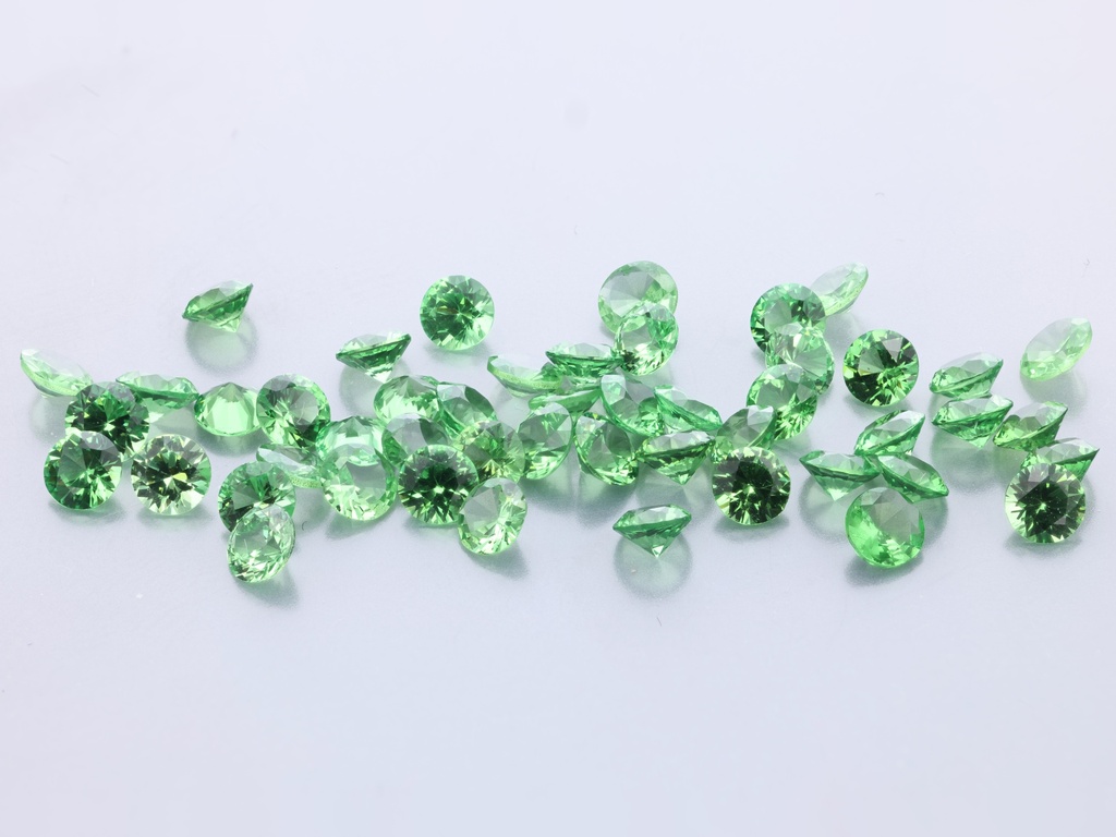 [GTRB0300P1] Tsavorite Garnet 3.00mm Round Mid Green