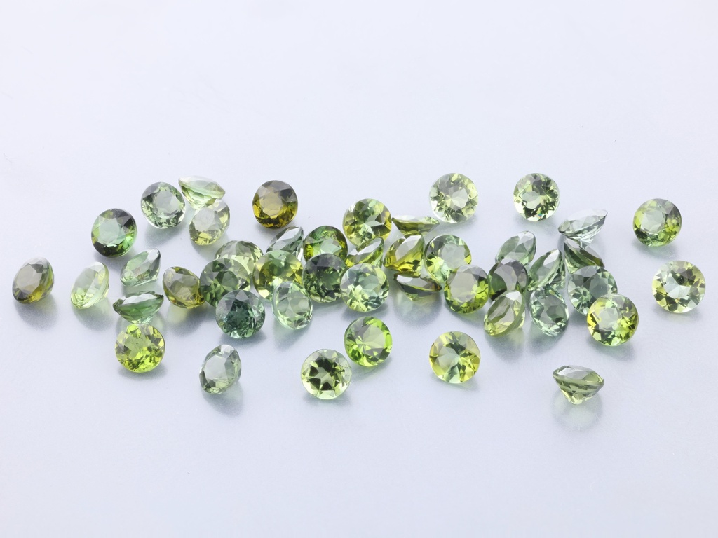 [UGRB0350] Green Tourmaline 3.50mm Round