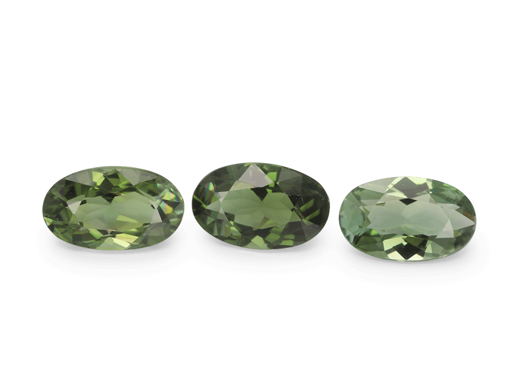 [UGVB0503] Green Tourmaline 5x3mm Oval Mid to Dark