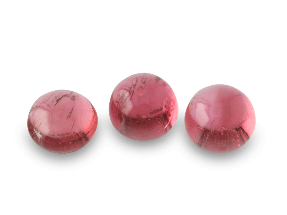 [UPRC0600] Pink Tourmaline 6.00mm Round Cabochon