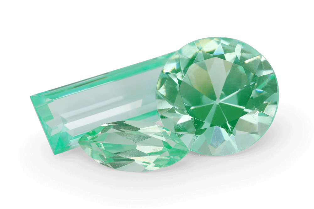 Synthetic Spinel 15x10mm Oval Shallow Green