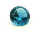 Synthetic Spinel 15mm Round Zircon Blue