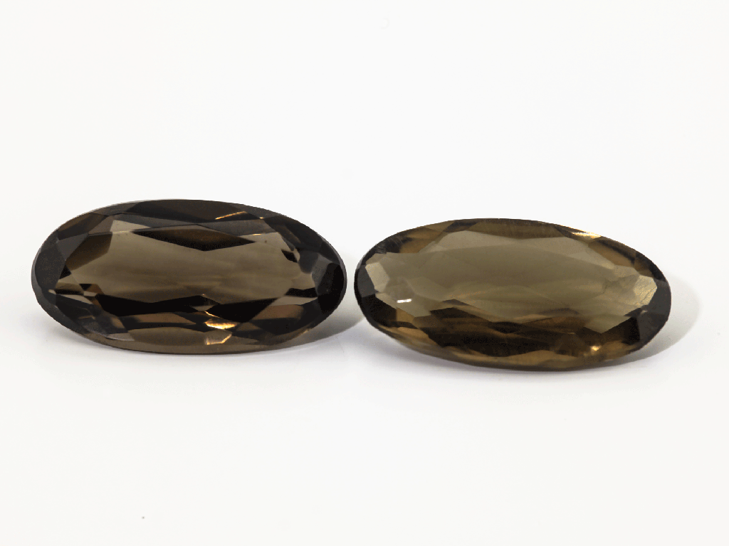 [QSVB1306P1] Smoky Quartz 13x6.5mm Oval 