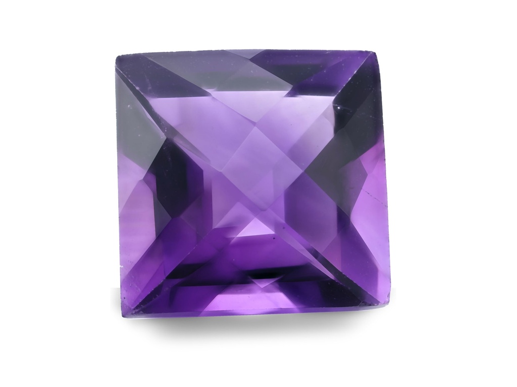 Amethyst 10mm Sq/Chequerboard Dark 