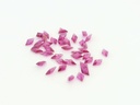 Synthetic Ruby 4x2mm Lozenge Pink Red